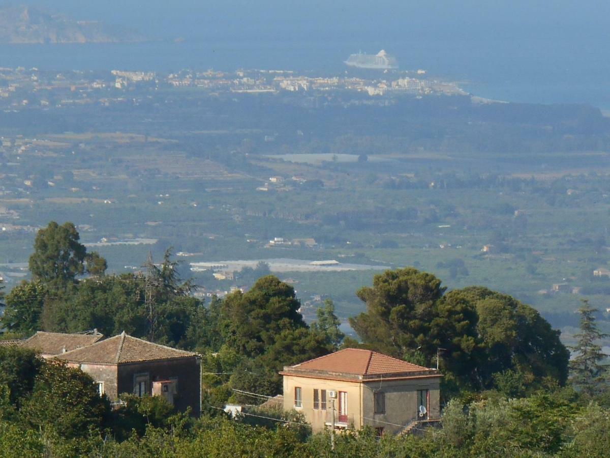 Al Villino Sunset, In Villa Con Piscina Ed Idromassaggio SantʼAlfio Exteriér fotografie